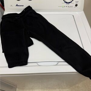 Kids Black Jogger Pants
